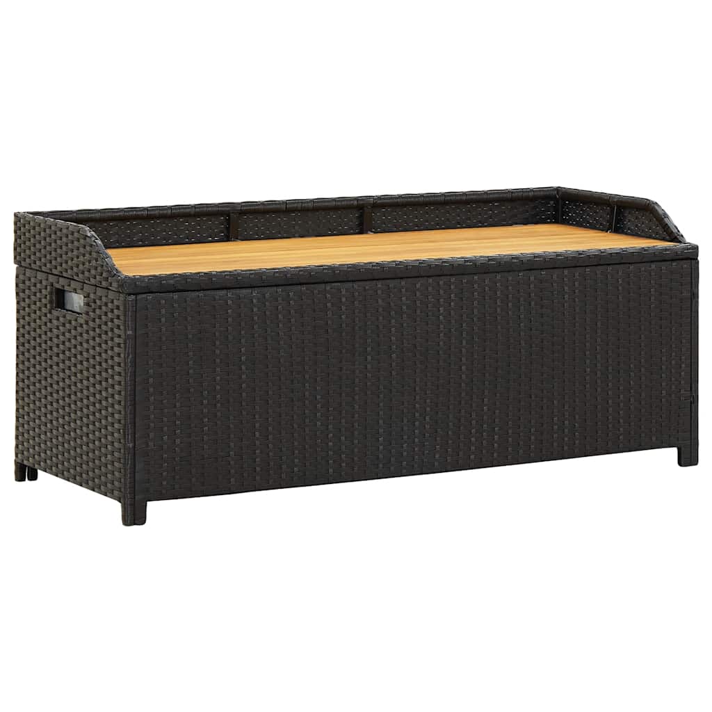 aia hoiupink 120 cm, polürotang, must - Pilt 2