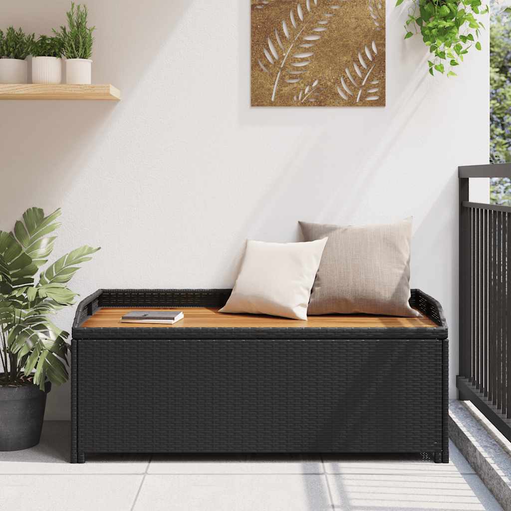 aia hoiupink 120 cm, polürotang, must - Pilt 3