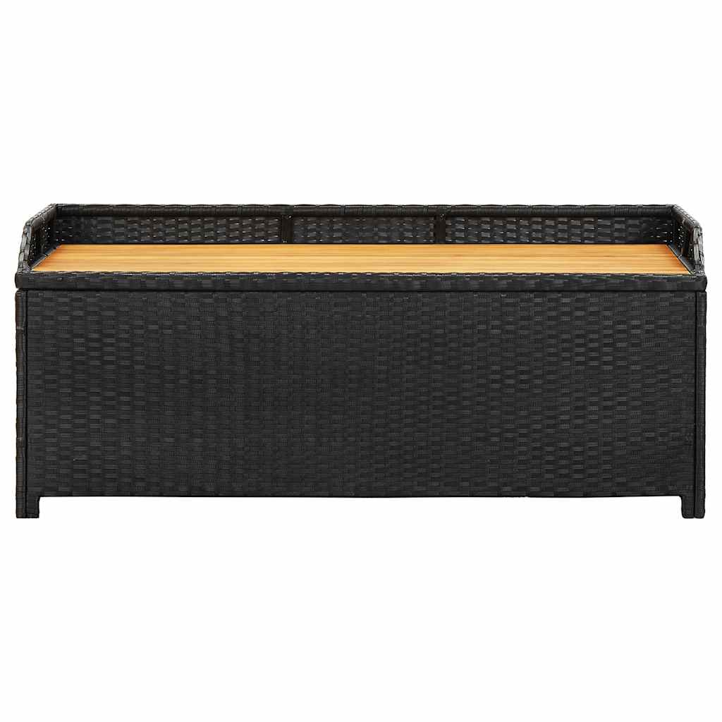 aia hoiupink 120 cm, polürotang, must - Pilt 4