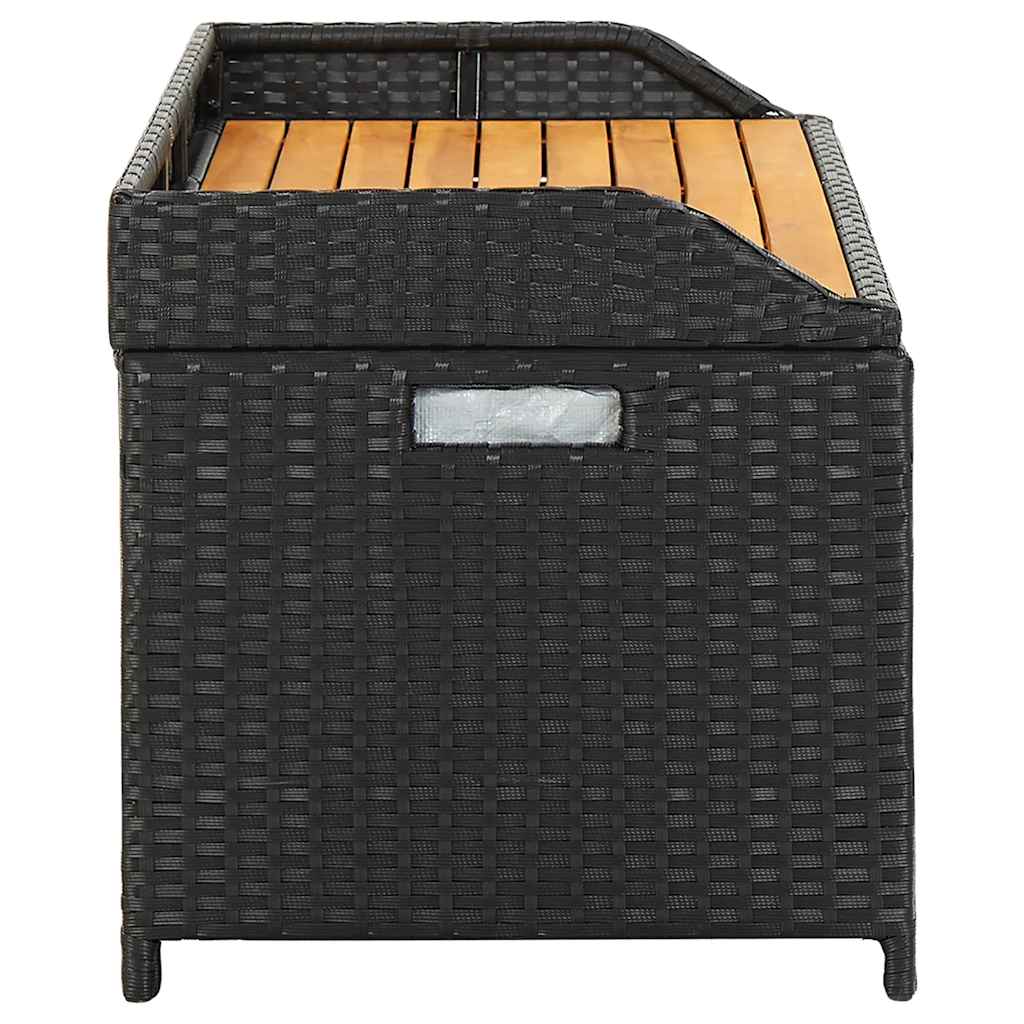 aia hoiupink 120 cm, polürotang, must - Pilt 6