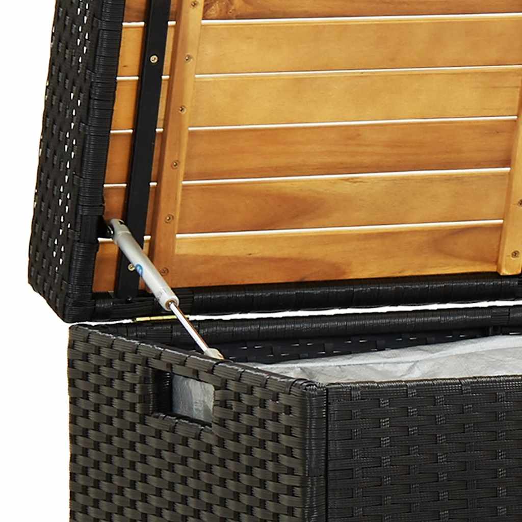 aia hoiupink 120 cm, polürotang, must - Pilt 9